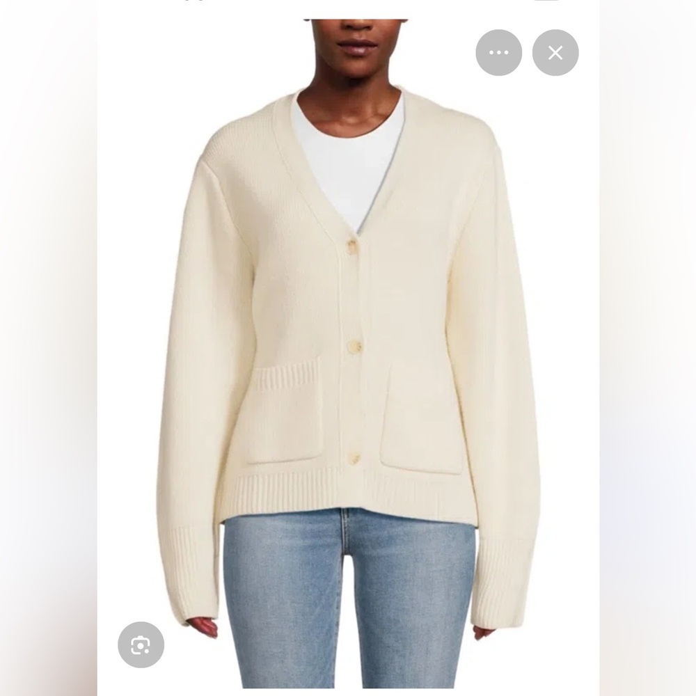 NAADAM Ultra Luxe 100% Cashmere Cardigan in Ivory Size Small NWOT